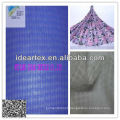 Polyester plaid tissu mousseline pour la robe de la Dame